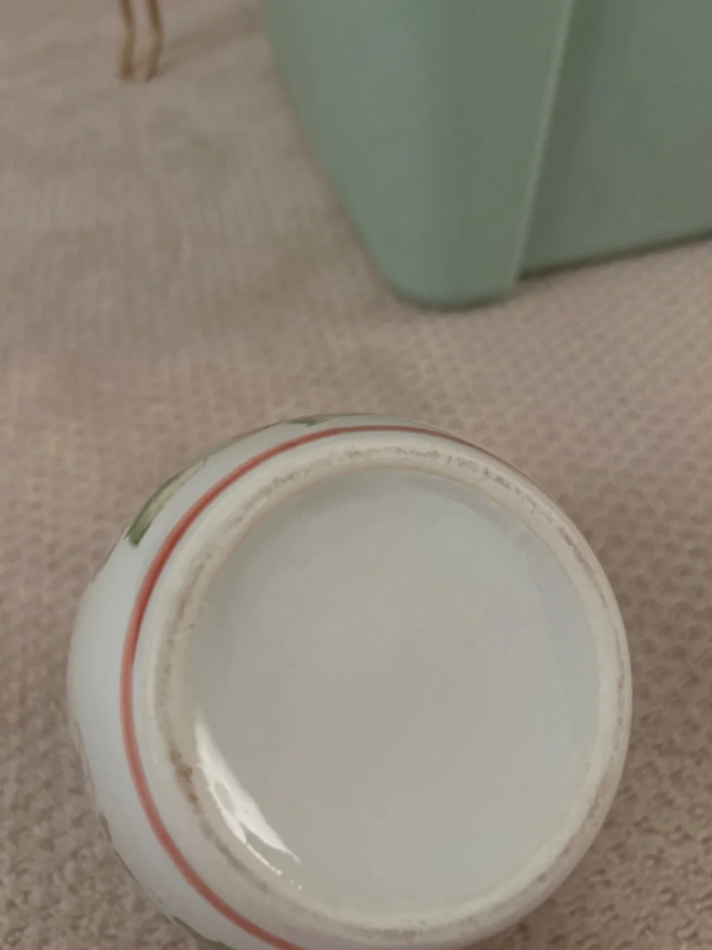 Antique floral vase